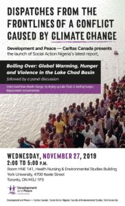 Dispatches from the Frontlines of a Conflict Caused by Climate Change @ Health, Nursing & Environmental Studies (HNES) 141